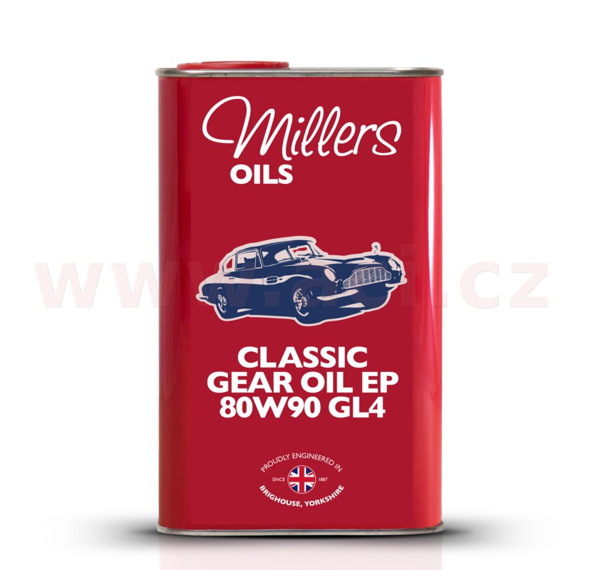 Obrázek produktu MILLERS OILS Classic Gear Oil EP 80W-90 GL4 - převodový minerální olej 1 l 53191