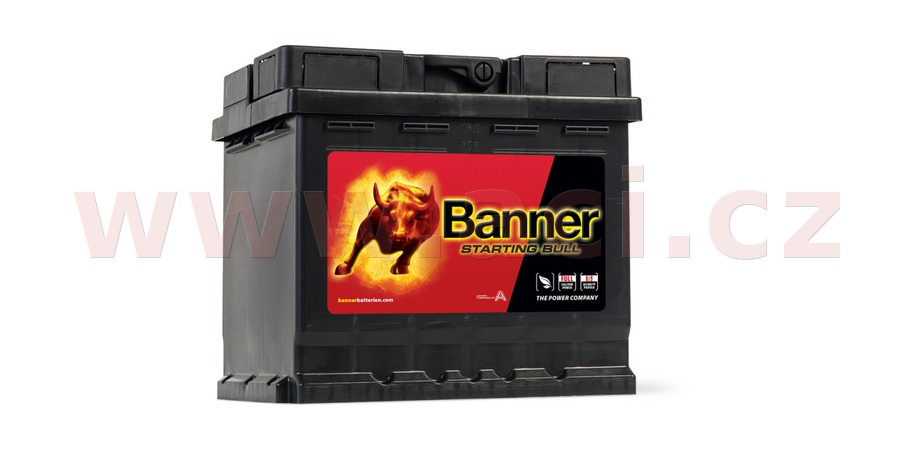 Obrázek produktu 45Ah baterie, 400A, pravá BANNER Starting Bull 210x175x190 54559