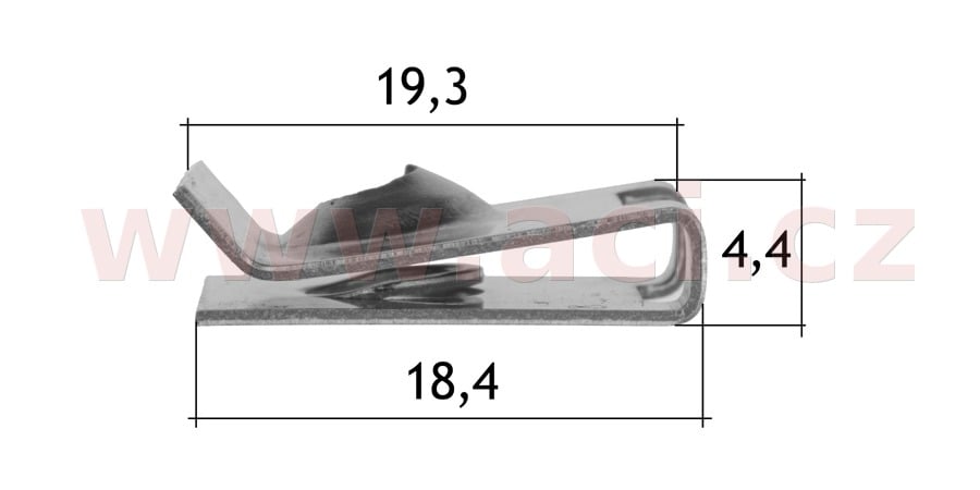 Obrázek produktu kovová příchytka (sada 10 ks) 57317T