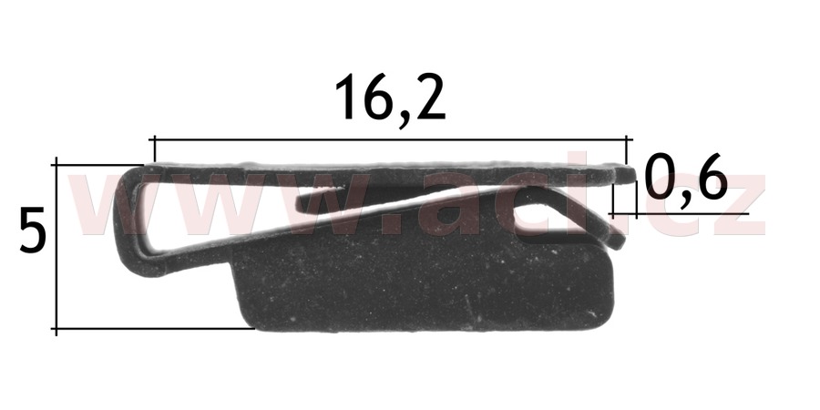 Obrázek produktu kovová příchytka (sada 10 ks) 57335T