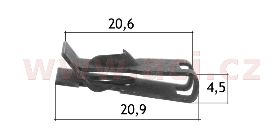 Obrázek produktu kovová příchytka (sada 10 ks) 57339Z