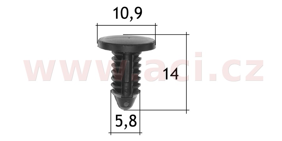 Obrázek produktu plastová příchytka (sada 10 ks) 58180T