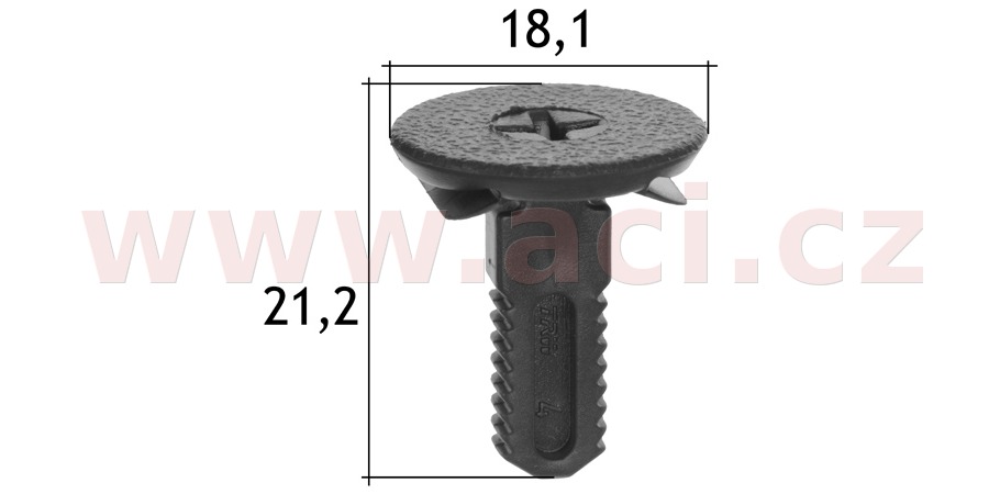 Obrázek produktu plastový nýtek (sada 5 ks) 57145Z