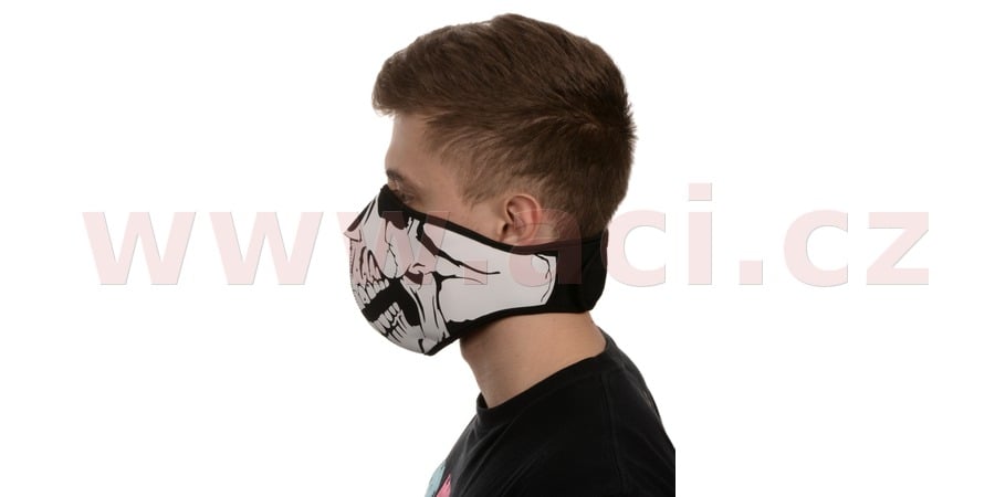 Obrázek produktu maska neoprenová Skull, EMERZE (černá/bílá) FACE MASK BLACK/WHITE
