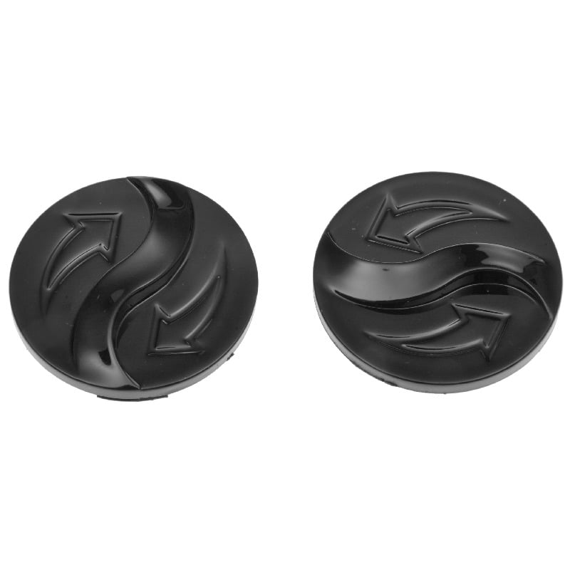 Obrázek produktu víčka plexi pro přilby EVO, CASSIDA - ČR (černé, pár) VISOR CAPS EVO BLACK