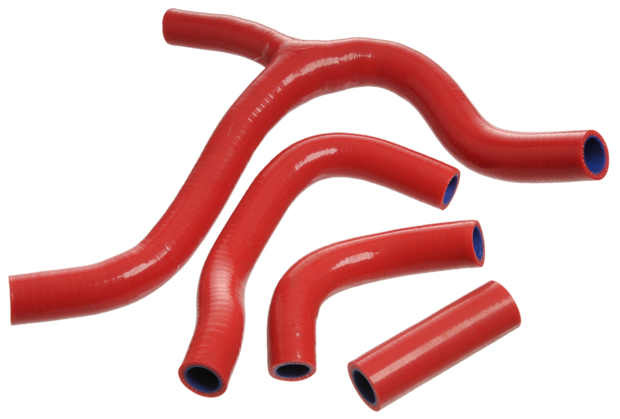 Obrázek produktu sada silikonových hadic vodního chlazení, červená 4ks