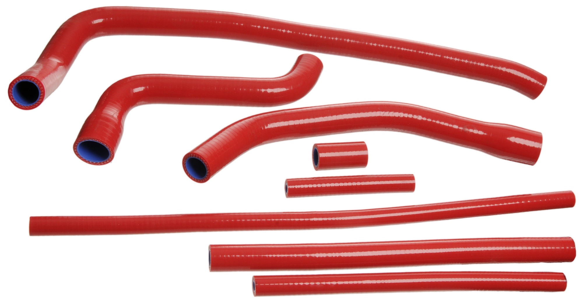 Obrázek produktu sada silikonových hadic vodního chlazení, červená 8ks
