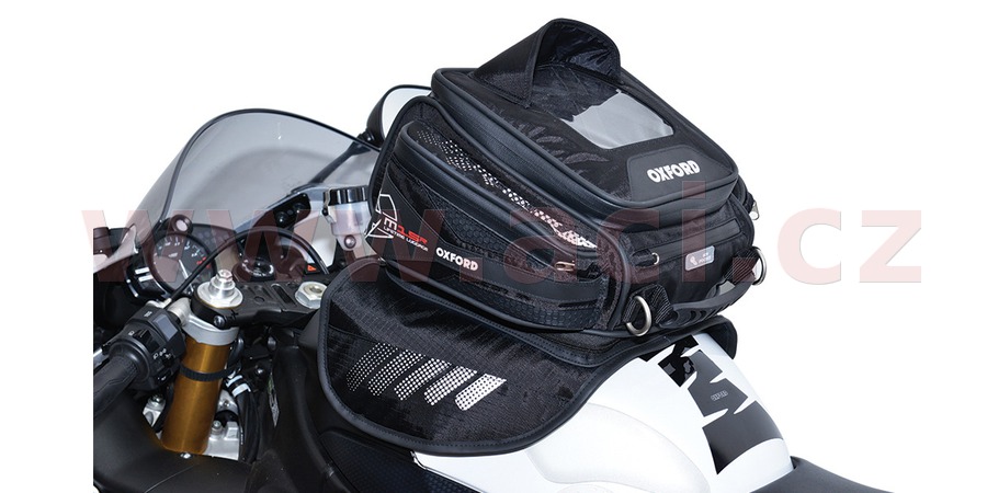 Obrázek produktu tankbag na motocykl M15R, OXFORD (černý, s magnetickou základnou, objem 15 l) OL221