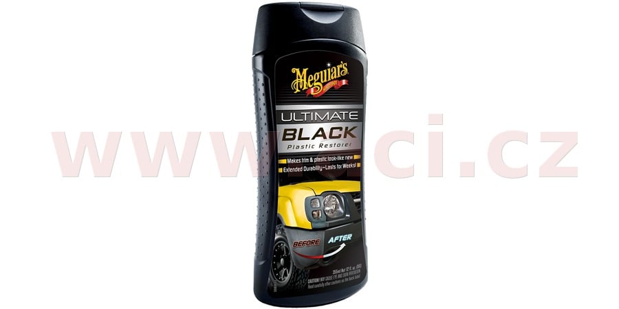Obrázek produktu MEGUIARS Ultimate Black Plastic Restorer - oživovač a ochrana plastů v exteriéru i interiéru 355 ml G15812