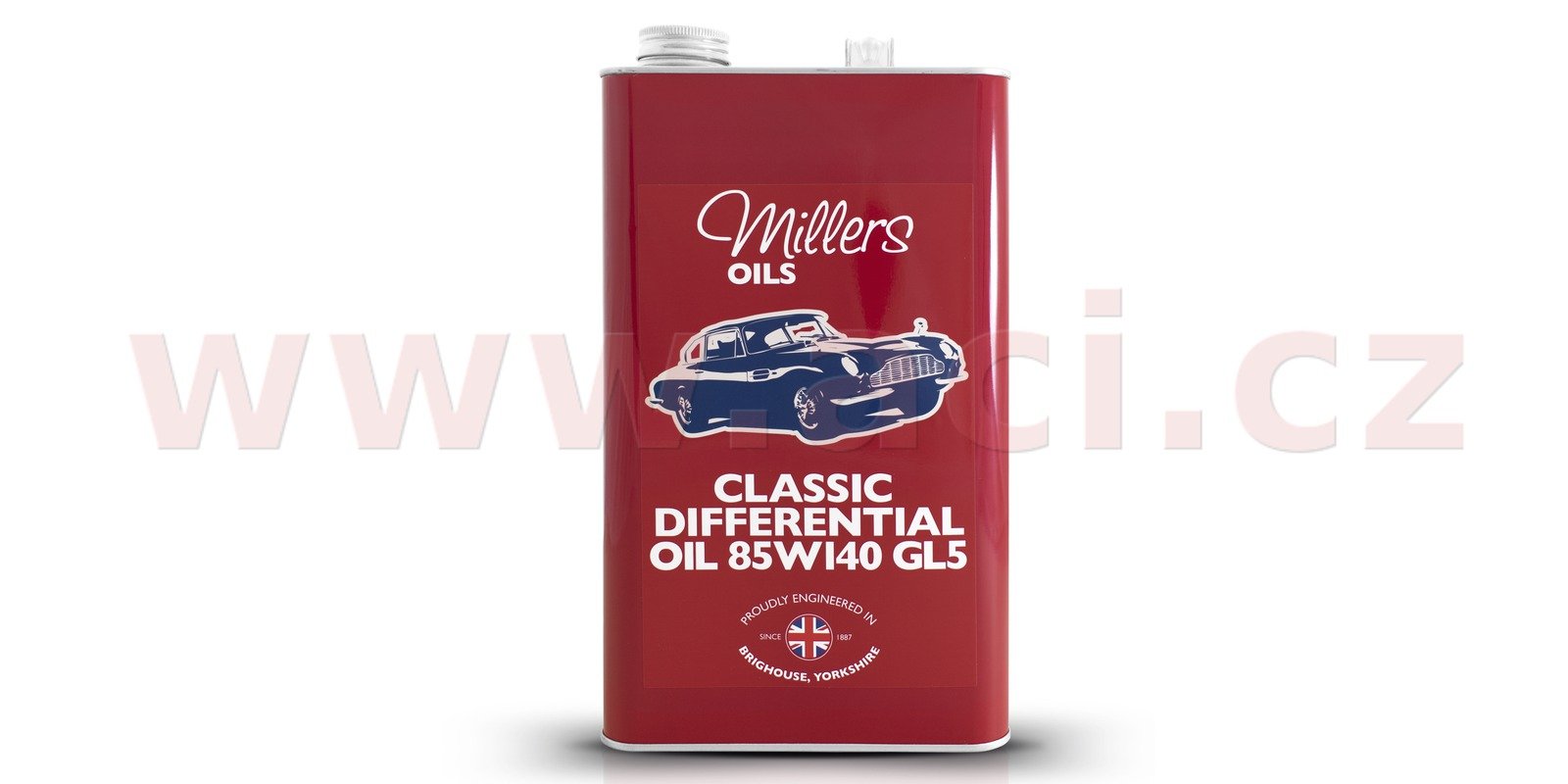 Obrázek produktu MILLERS OILS Classic Pistoneeze Differential Oil EP 85W-140 GL5 - hypoidní minerální olej (v plechovém retro obalu) 5 l 79305