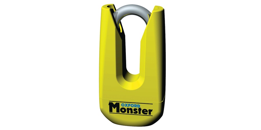 Obrázek produktu zámek kotoučové brzdy Monster, OXFORD (průměr čepu 11 mm, žlutý) OF36M