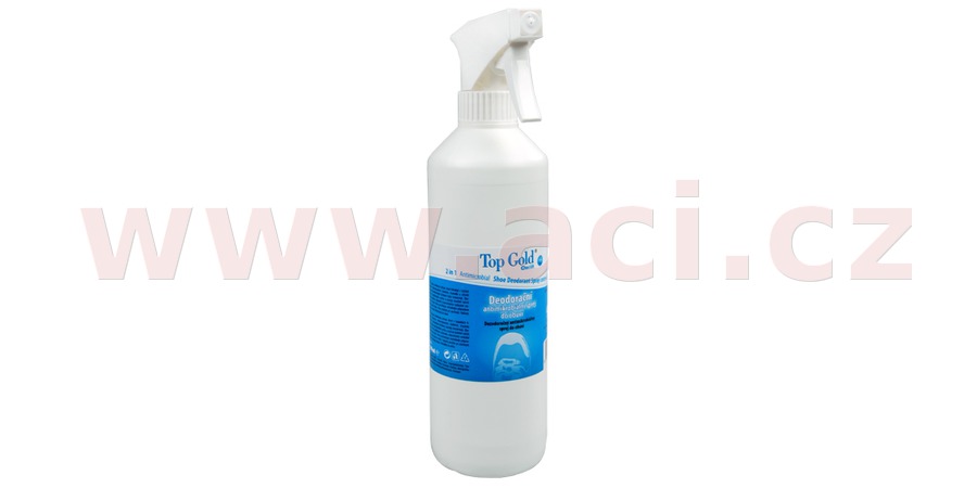 Obrázek produktu TOPGOLD deodorační antimikrobakteriální sprej do obuvi 500 ml, rozprašovač 0706