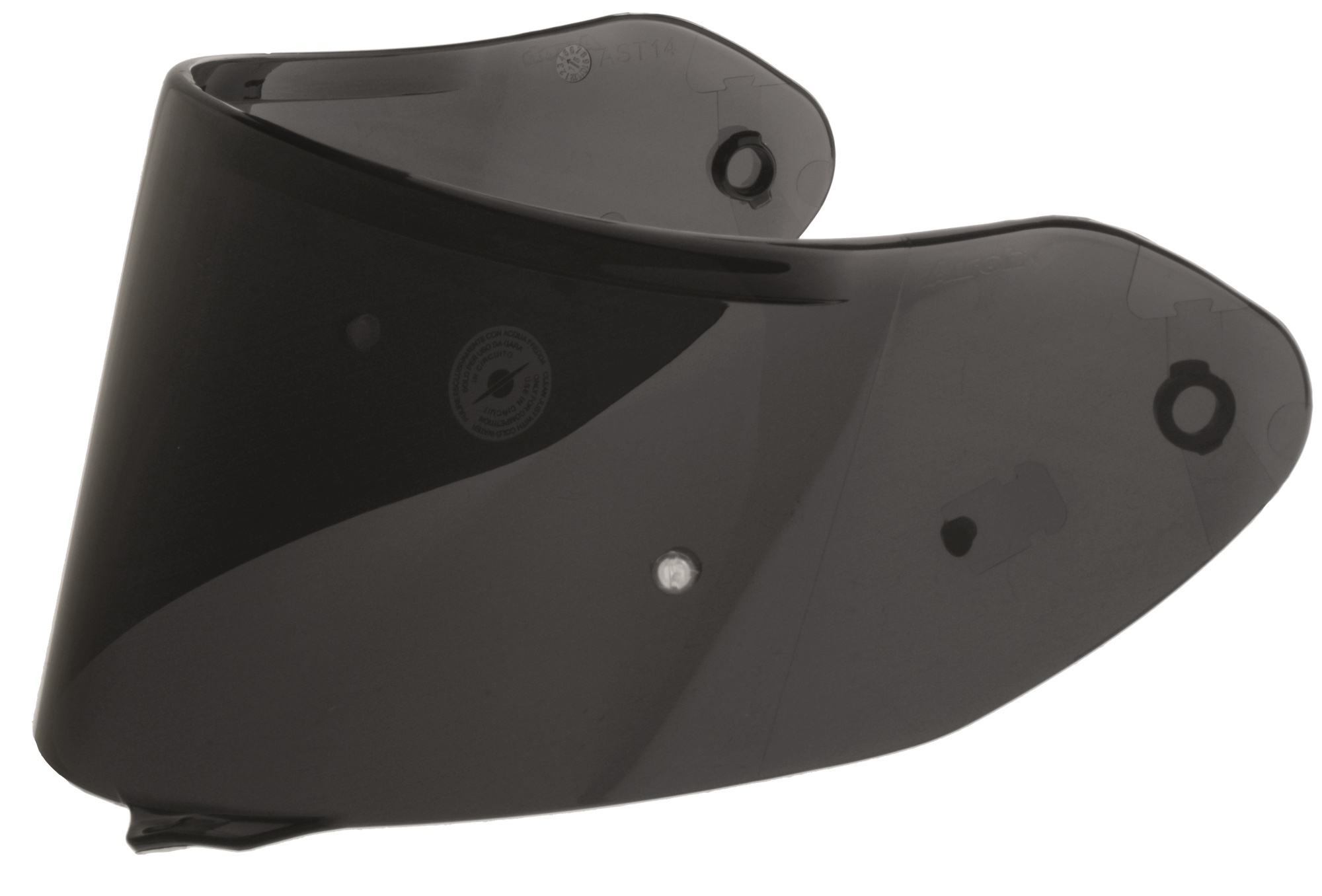 Obrázek produktu plexi pro přilby ST 501/701/VALOR/SPARK, AIROH (tmavé kouřové) 05ST7FS