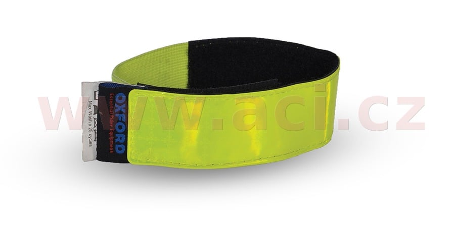 Obrázek produktu reflexní pásky Bright Bands na suchý zip, OXFORD (žlutá fluo, pár) RE457