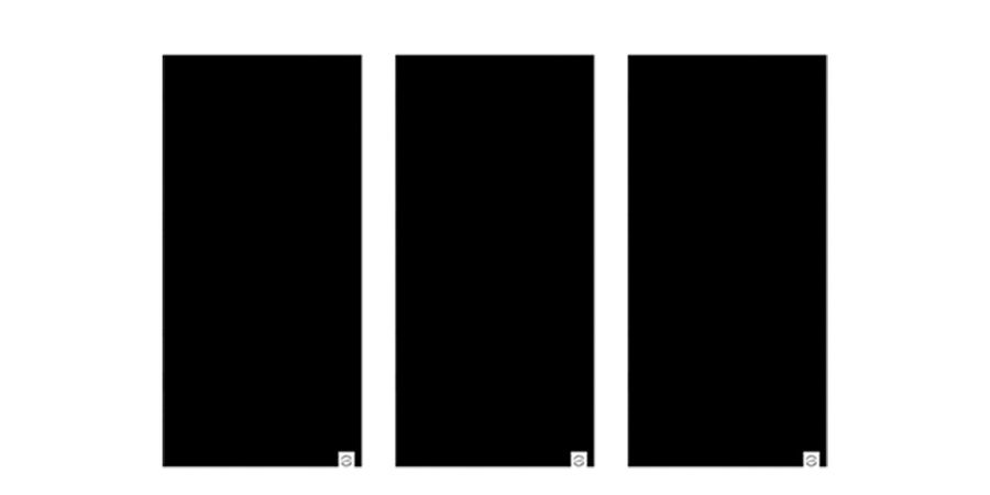 Obrázek produktu nákrčníky Comfy All Black, OXFORD (sada 3 ks, černé) NW121