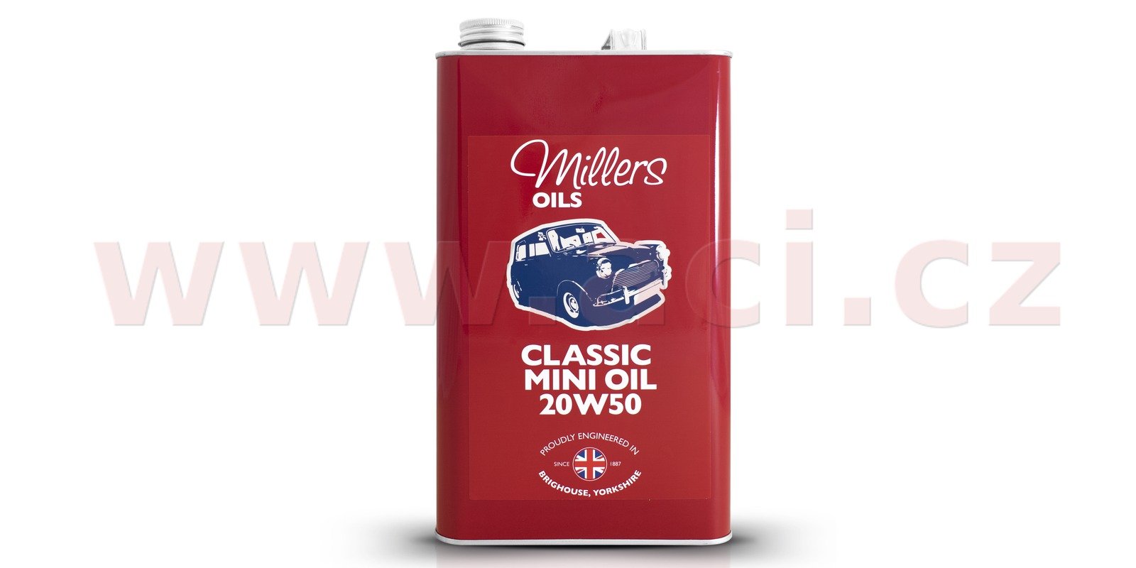 Obrázek produktu MILLERS OILS Classic Mini Oil Pistoneeze 20W50, olej pro společnou olejovou vanu motor, převodovka, pro klasické Mini 5 l 79145