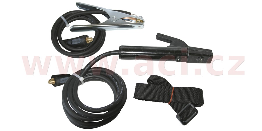 Obrázek produktu svařovací kabel 150/200 A, kostřicí 16 mm2, 10/25 mm2, dl. 2 m 047372