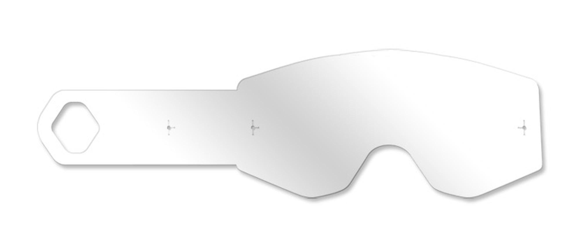 Obrázek produktu strhávací slídy plexi pro brýle FLY RACING, FLY RACING dětské (10 vrstev v balení, čiré) 37-2493