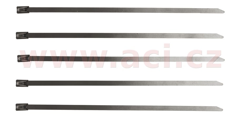 Obrázek produktu stahovací páska nerezová typ W4, 7,94x500 mm (sada 5 ks) PREFO-150/7,9-W4