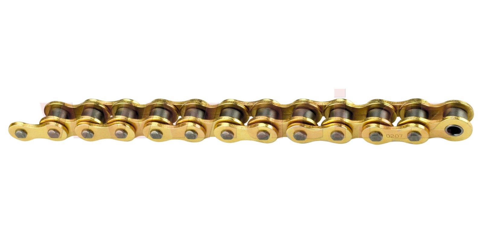 Obrázek produktu řetěz 420MXR, SUNSTAR (bezkroužek, barva zlatá, 132 článků)