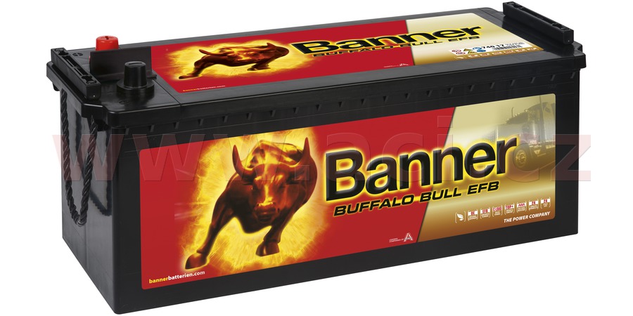 Obrázek produktu 240Ah baterie, 1200A, levá BANNER Buffalo Bull EFB 517x273x212(240) EFB74017