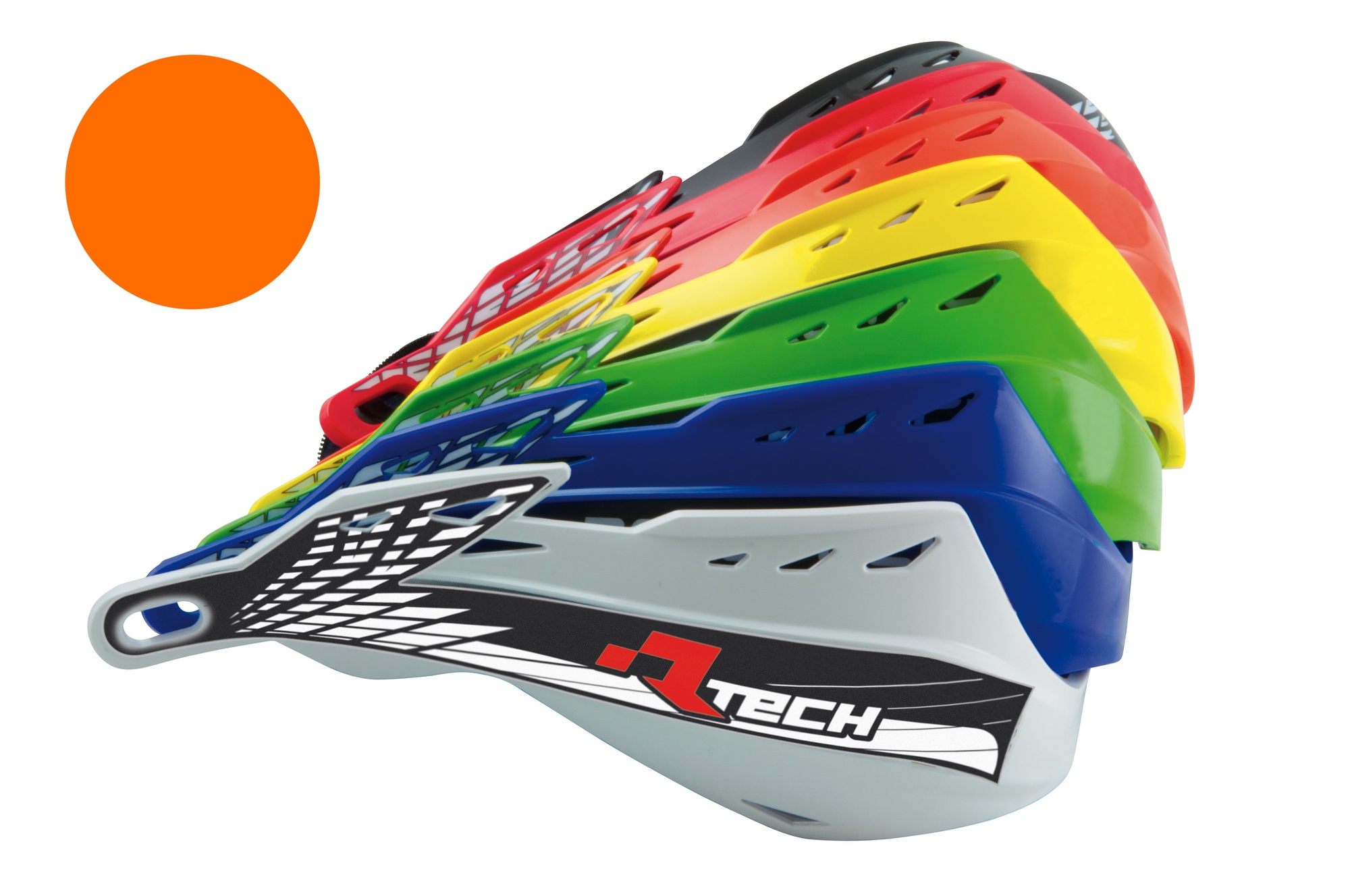 Obrázek produktu plasty krytů páček GLADIATOR ALU + EASY, RTECH (oranžové, pár) R-REPPMGLAR00