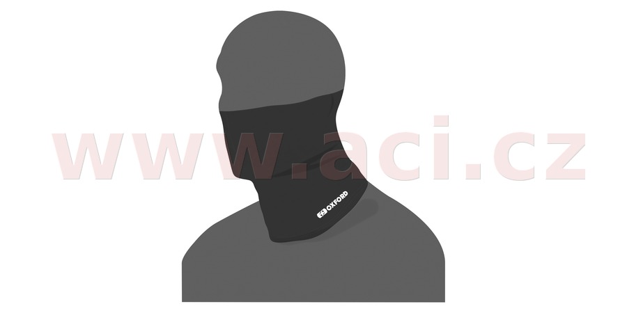 Obrázek produktu nákrčník Deluxe Micro Fleece, OXFORD (černý, s průduchy a dlouhým límcem) CA130