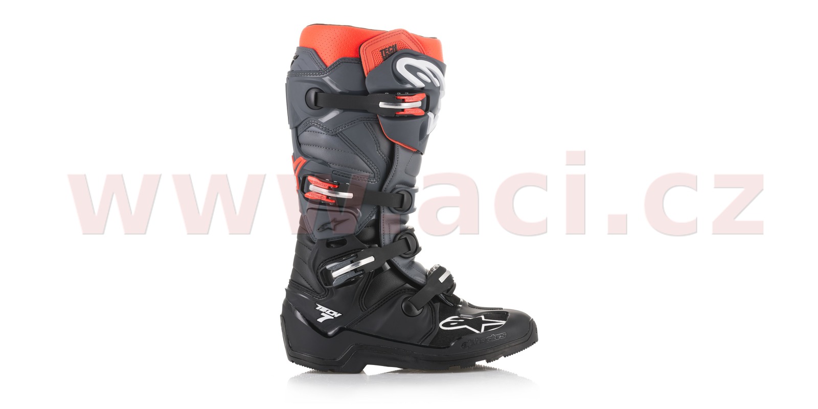 Obrázek produktu boty TECH 7 ENDURO, ALPINESTARS (černá/šedá/červená fluo) 2012114-1133