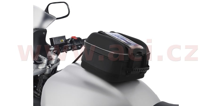 Obrázek produktu tankbag na motocykl S-Series Q4s QR, OXFORD (černý, s rychloupínacím systémem na víčka nádrže, objem 4 l) OL525