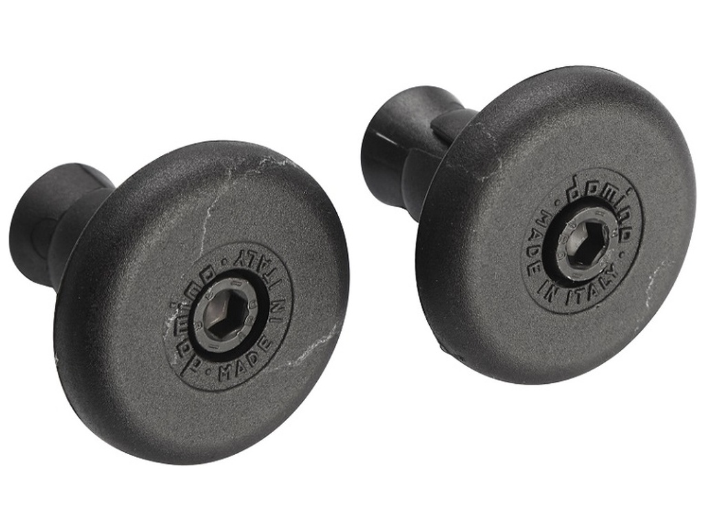 Obrázek produktu záslepka řídítek ocel (pro vnitřní průměr od 16 mm), DOMINO (2 ks, černá) 1050.85