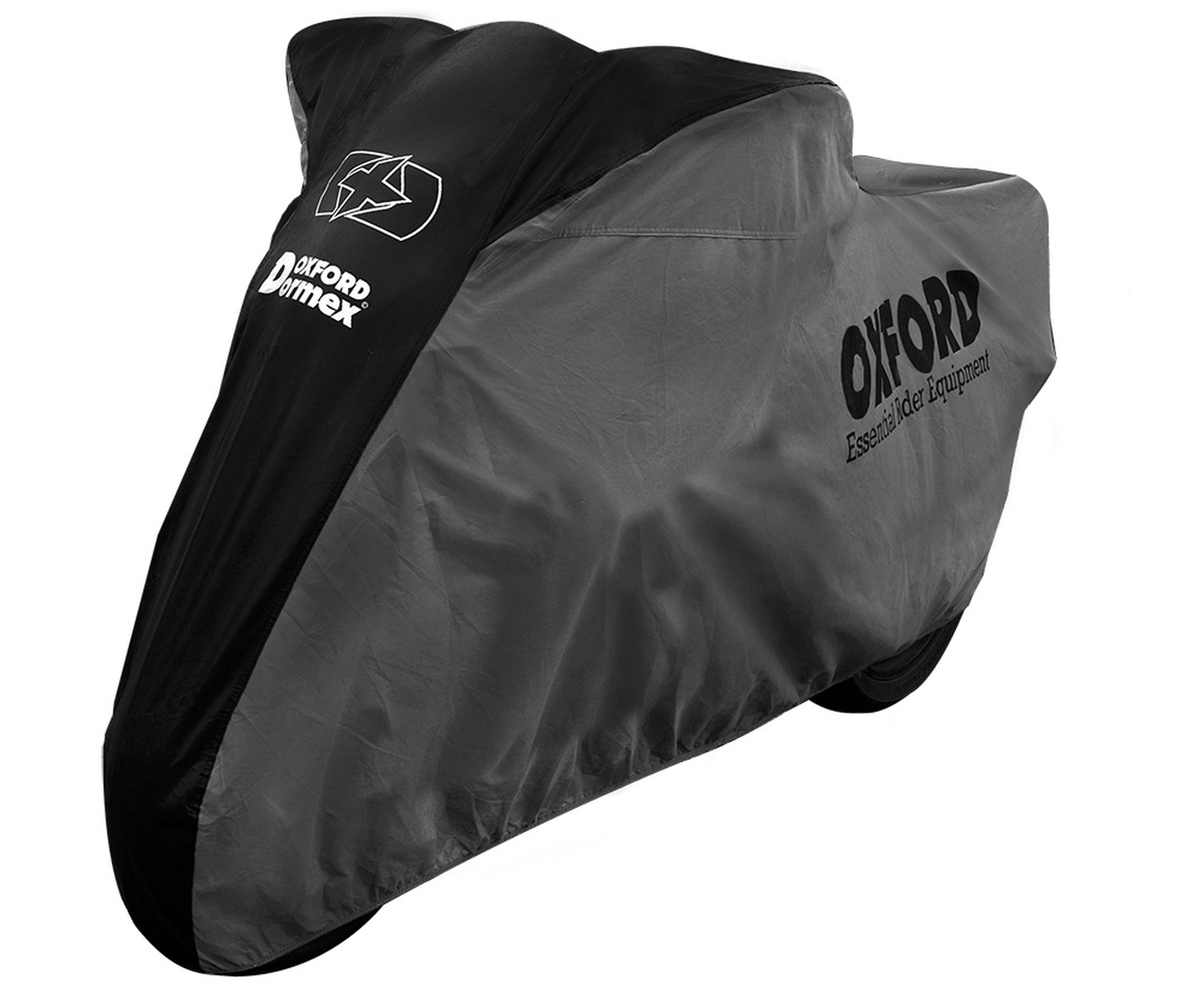 Obrázek produktu plachta na motorku Dormex interierová, OXFORD (černá/šedá)