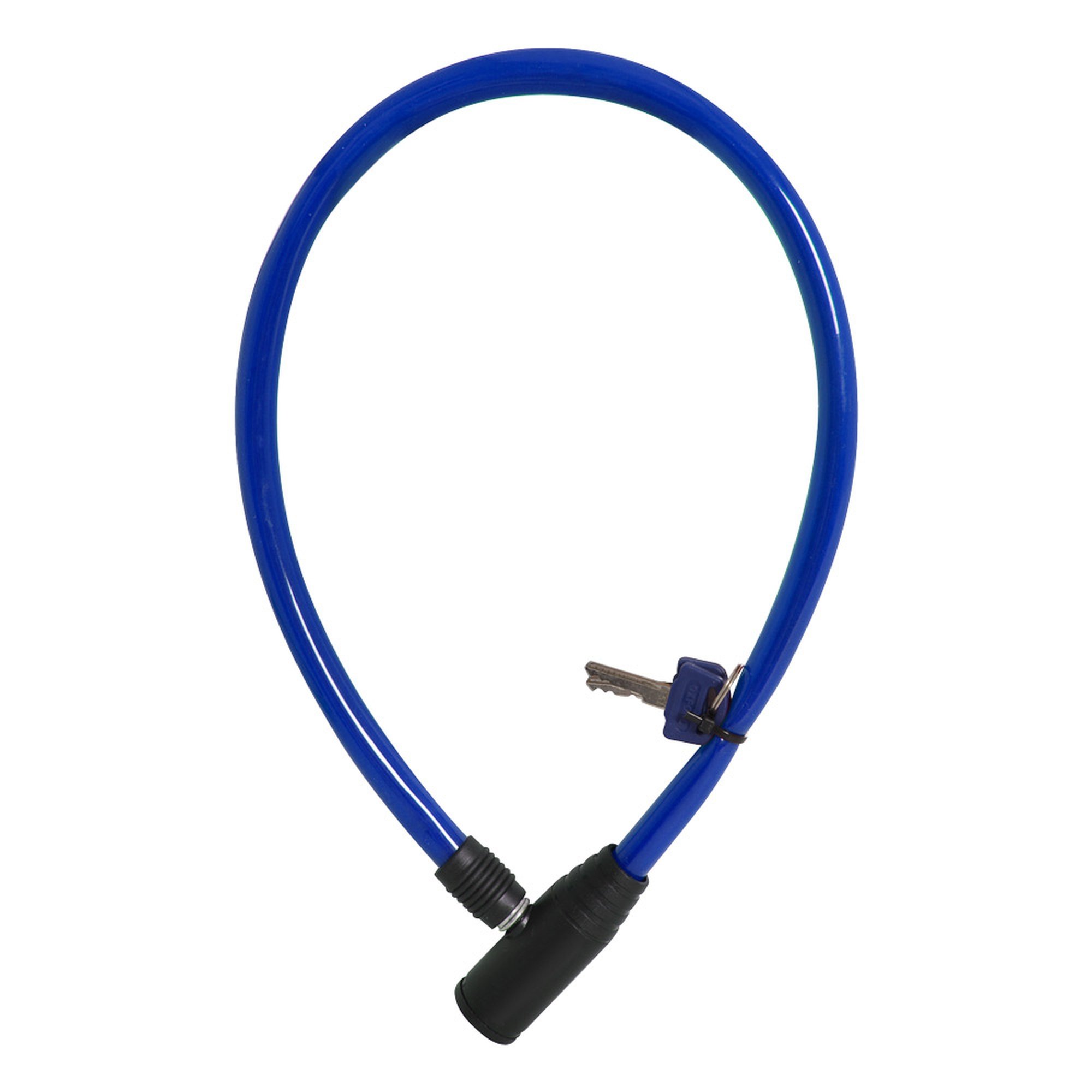 Obrázek produktu zámek HOOP4, OXFORD (délka 600 mm, průměr lanka 12 mm, modrý) OF227