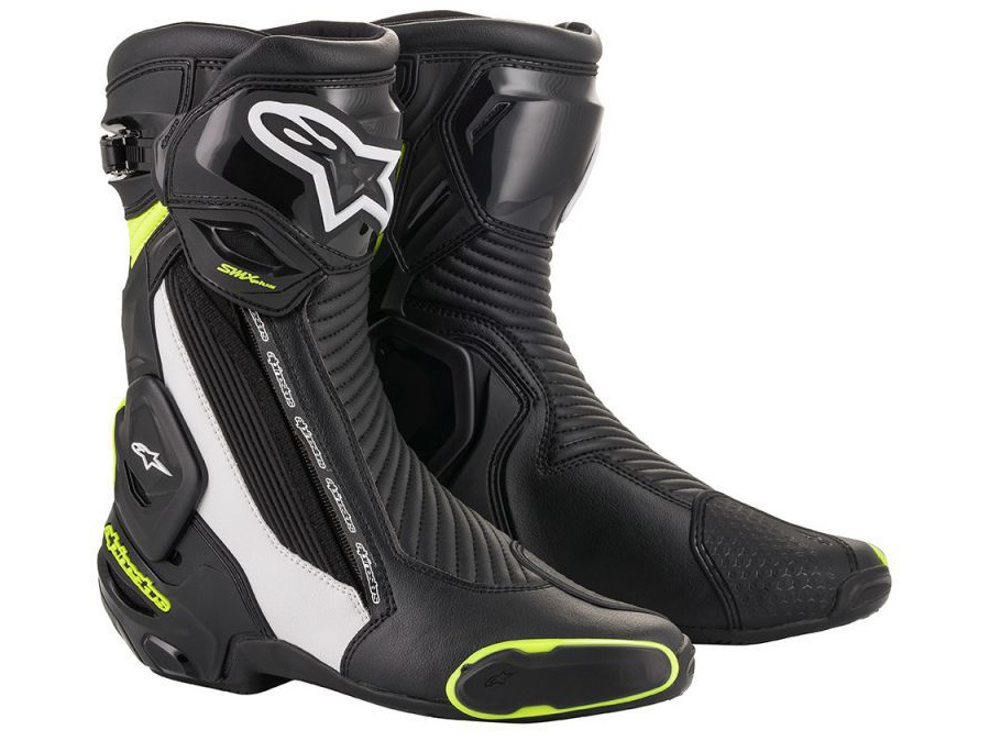 Obrázek produktu boty SMX PLUS 2, ALPINESTARS (černá/bílá/ žlutá fluo) 2025