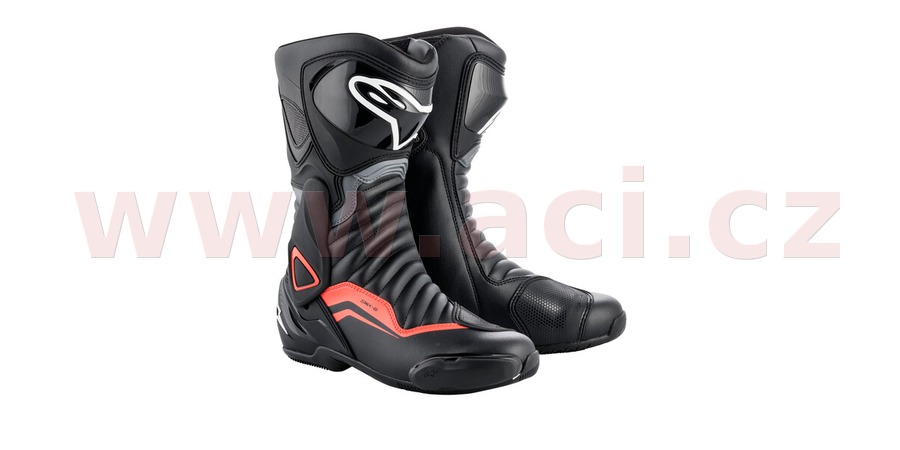 Obrázek produktu boty S-MX 6, ALPINESTARS (černá/šedá/červená fluo) 2024