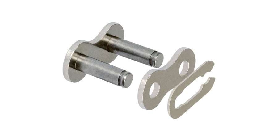 Obrázek produktu spojka řetězu 420HDR, JT CHAINS (barva stříbrná, rozpojovací, typ SPRING)