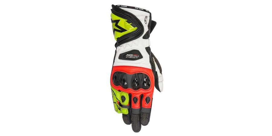 Obrázek produktu rukavice SUPERTECH, ALPINESTARS (černá/žlutá fluo/červená) 2024 3556017-1536