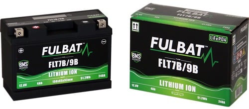Obrázek produktu lithium battery  LiFePO4  YT7B-BS, YT9B-BS FULBAT  12V, 4Ah, 240A, weight 0,56 kg, 150x65x93 560505