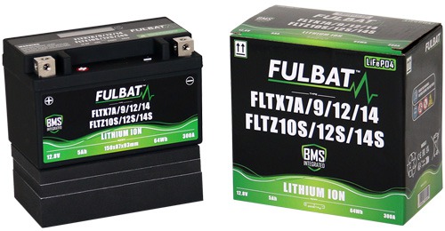 Obrázek produktu lithiová baterie  LiFePO4  YTX7A-BS, YTZ14S-BS  FULBAT  12V, 5Ah, 300A, hmotnost 0,85 kg, 150x87x93