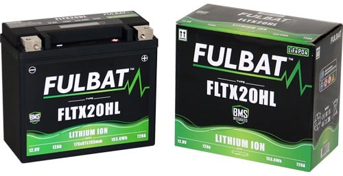 Obrázek produktu lithiová baterie LiFePO4 YTX20HL-BS FULBAT 12V, 7Ah, 420A,1,12 kg,175x87x130mm nahrazuje typy:(CBTX20-BS,CB16-B,CB18-A,C50-N18A-A) 560513