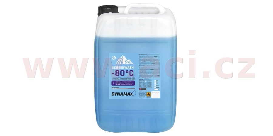 Obrázek produktu DYNAMAX SCREENWASH -80, nemrznoucí směs do ostřikovačů 25 l 500667