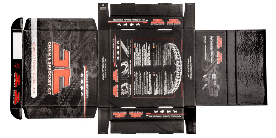 Obrázek produktu krabička pro kompletní řetězovou sadu (velikost 520/525/530), JT JTKITBOX01