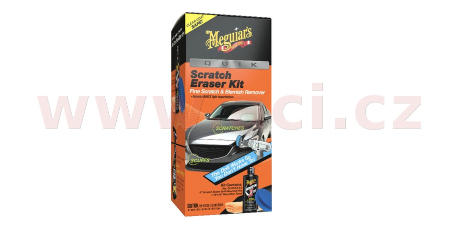 Meguiar's Quik Scratch Eraser Kit - sada pro lokální odstranění defektů  laku G190200