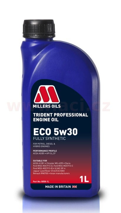 Obrázek produktu MILLERS OILS Trident Professional ECO 5w30, plně syntetický, 1 l 80581
