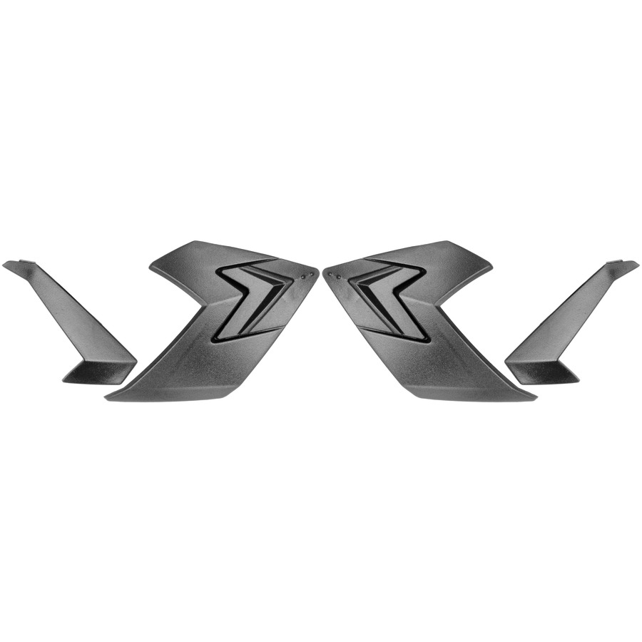 Obrázek produktu čelní kryty ventilací spodní boční a vrchní pro přilby Integral 3.0, CASSIDA - ČR (černé, sada) KIT UP FRONT VENT INTEGRAL 3.0