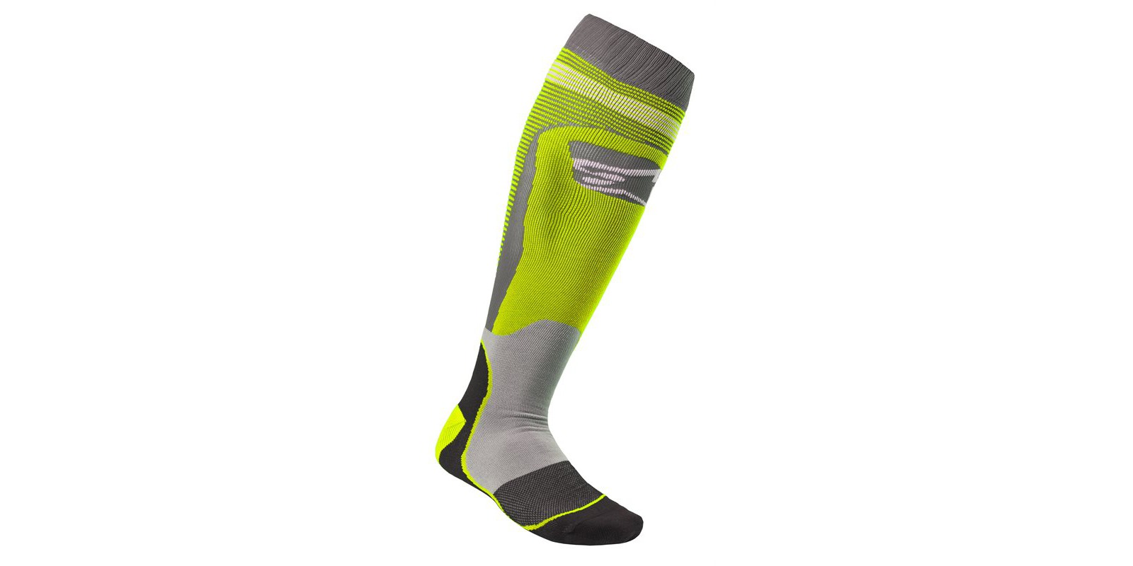 Obrázek produktu ponožky MX PLUS-1, ALPINESTARS (žlutá fluo/šedá) 2023 4701820-501