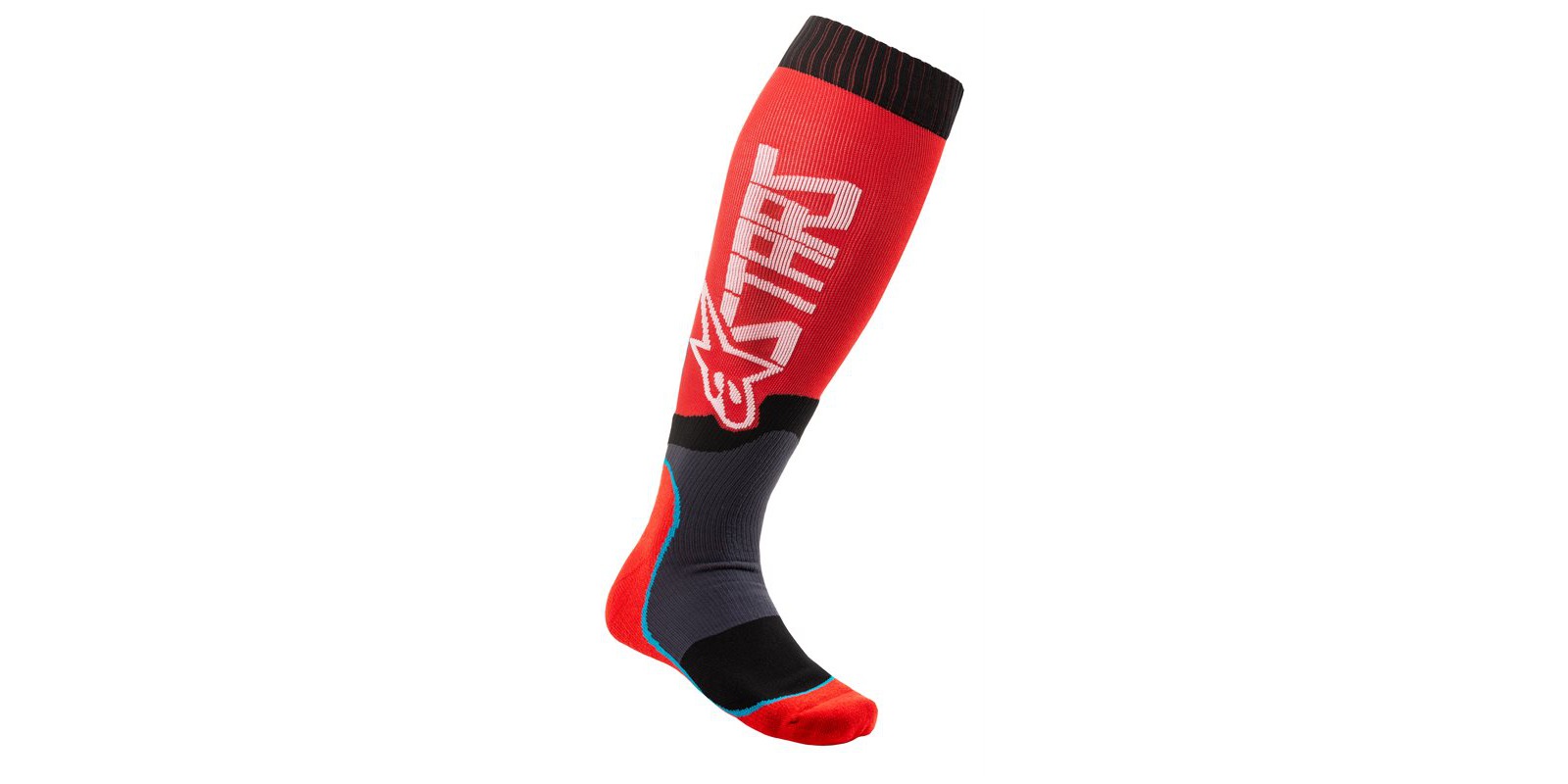 Obrázek produktu ponožky MX PLUS-2, ALPINESTARS (červená/bílá, vel. M) 4701920-32