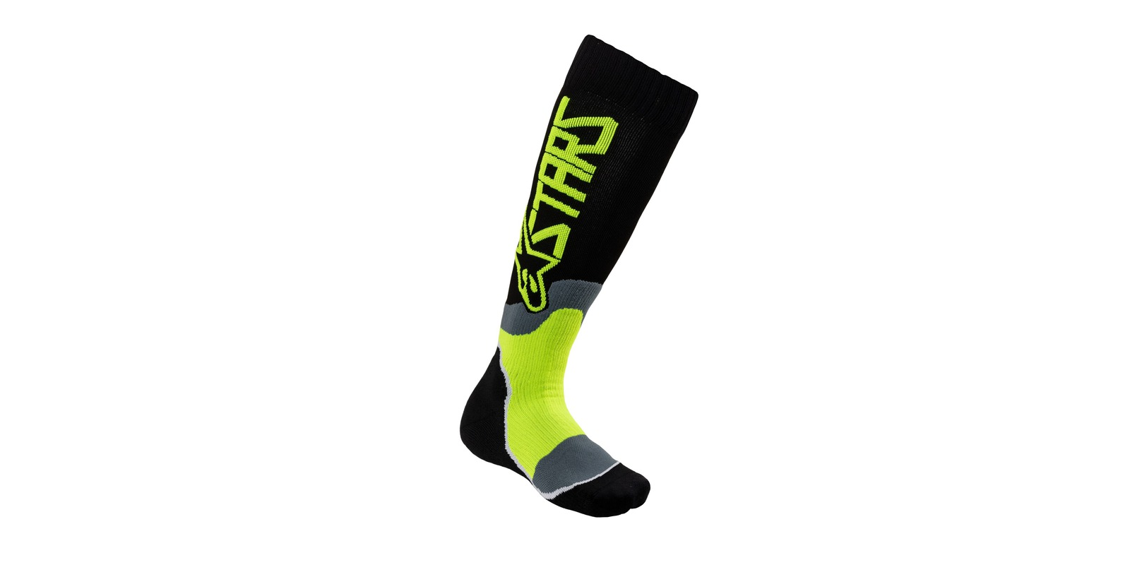 Obrázek produktu ponožky MX PLUS-2, ALPINESTARS, dětské (černá/žlutá fluo) 2023 4741920-155