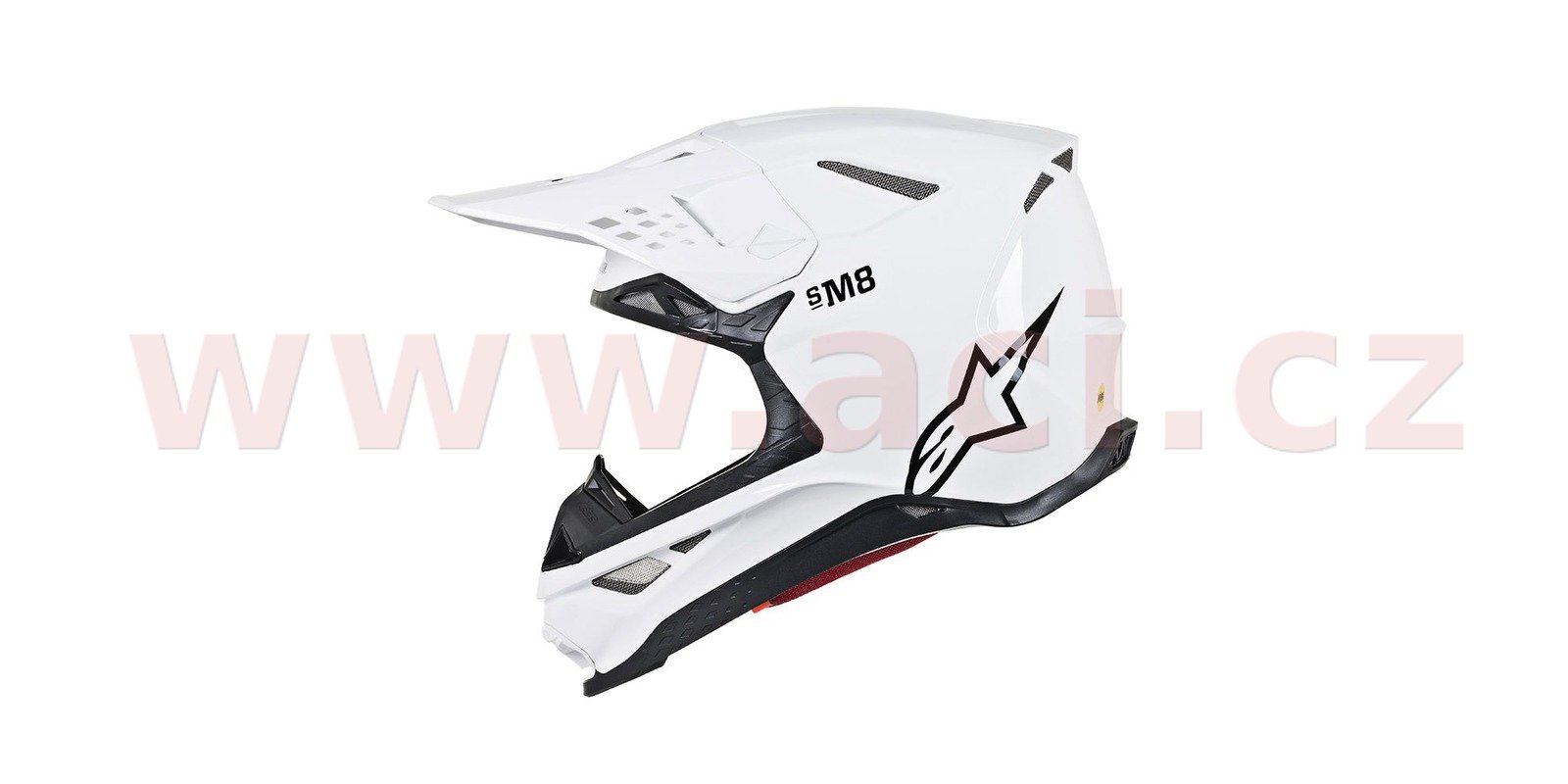 Obrázek produktu přilba SUPERTECH S-M8 SOLID, ALPINESTARS (bílá lesklá, vel. L) 8300519-2180