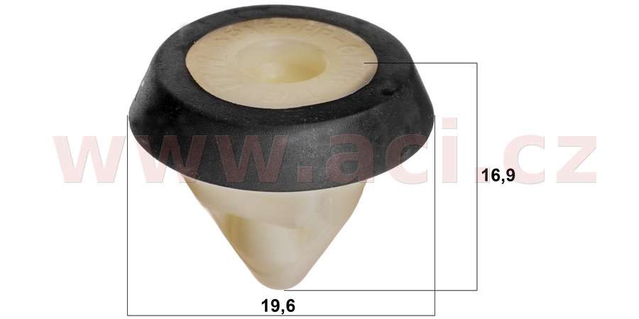 Obrázek produktu plastová příchytka s vnitřním závitem (sada 10 ks) 40583Z