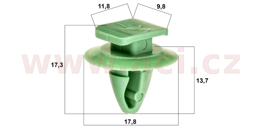 Obrázek produktu plastová příchytka (sada 10 ks) 55112T